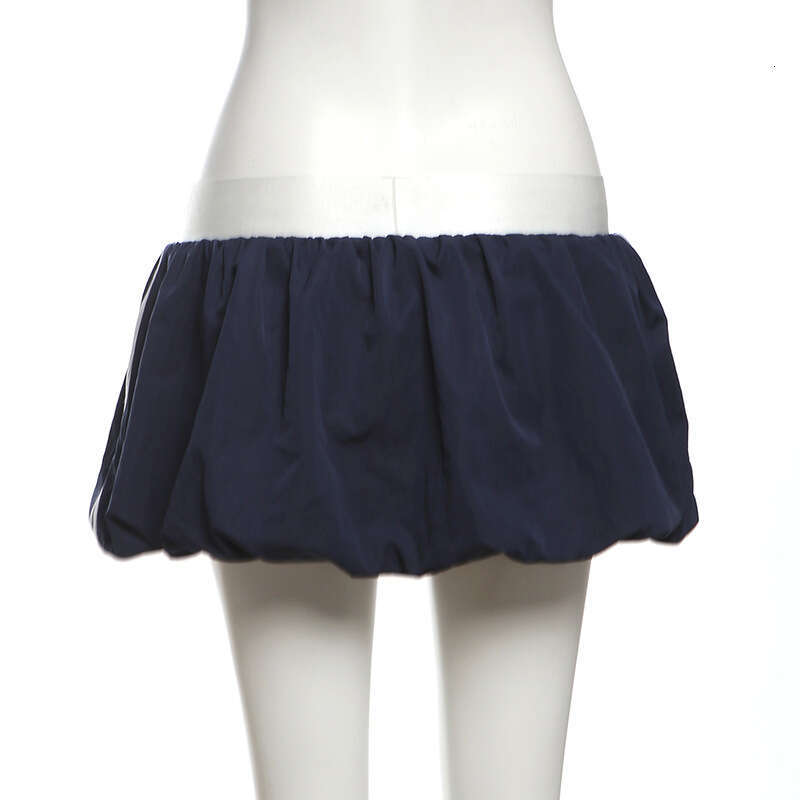 2024 Summer New Women's Solid Color Slim Fit Street Fashion Low Waist Casual Sports Skirt 4ab