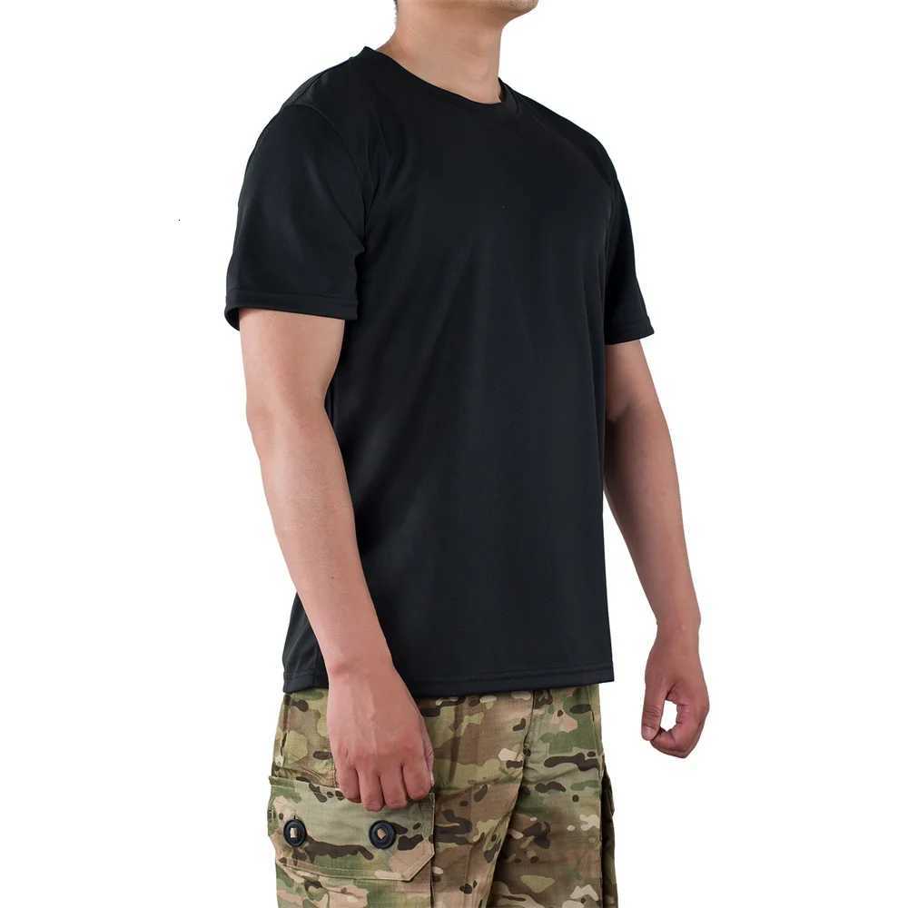 MEGE Men Tactical T Shirt Mens Quick Dry Workout Short Sleeve O-neck Quick-Drying gym T Shirts Plus Size Casual Oversized 4XL Y250724