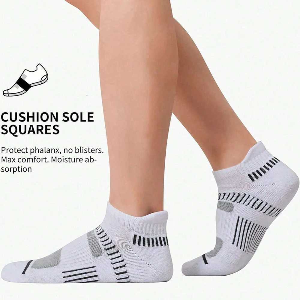 6/24 Pairs Sports Socks For Men Women Breathable Running Fitness Compression Socks Professional Marathon Quick Dry Elastic Socks X250725