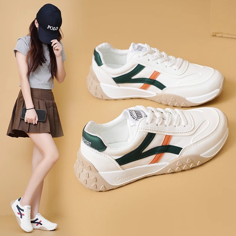 New Sneakers INS Korean Style Lightweight Comfortable Women's Textured Fashion Casual Trendy Student Versatile Sports Shoes ddmythur