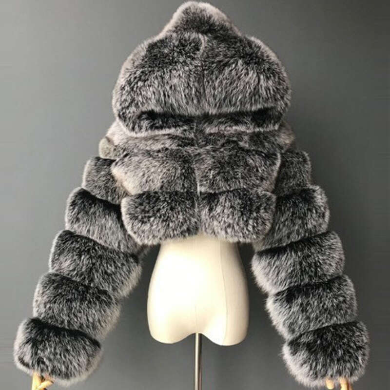 New Coat Women's Faux Fur Fashionable Versatile winter coat