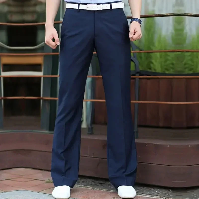 Brown Plus Big Size Male Suit Trousers Straight Mens Summer Pants Up Elegant 2024 Korean Style Clothes Classic Reviews Many 250725
