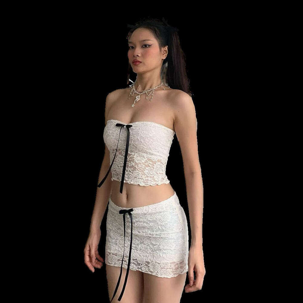 2023 Autumn Winter New Women's Fashion Sexy Vest Bodycon Skirt Set 550