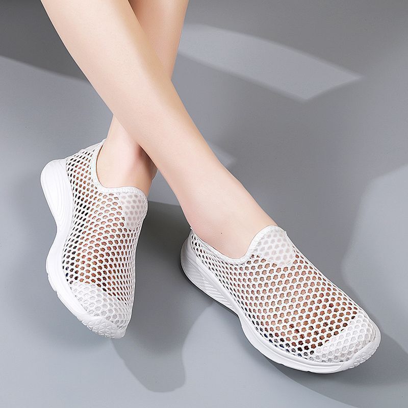 2023 Women's Summer Sports Running Ladies Mesh Versatile Hollow Breathable Casual Shoes ddmythur