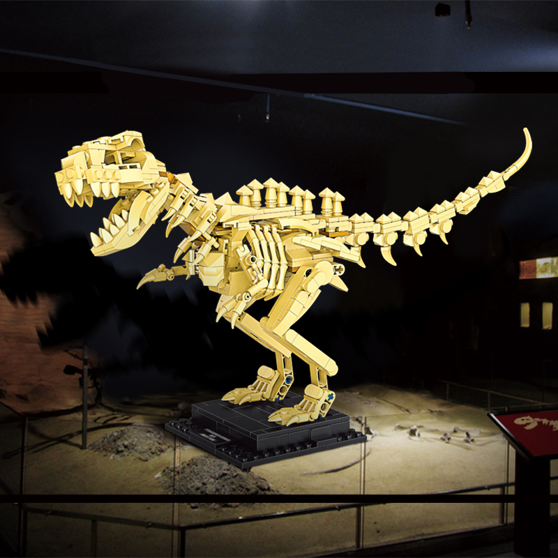 Tyrannosaurus Dinosaur Skeleton fossil Building blocks 81004