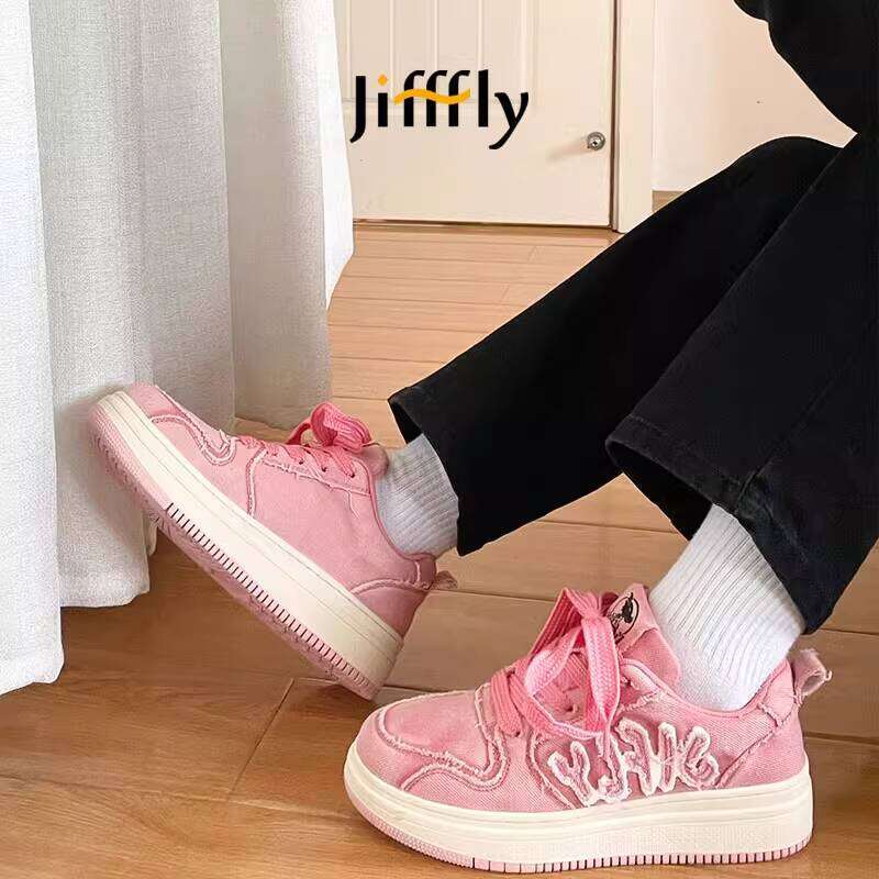 JiffFly Unisex Casual Sneakers for Fall/Winter 2025 - Thick Sole Height-Increasing Shoes