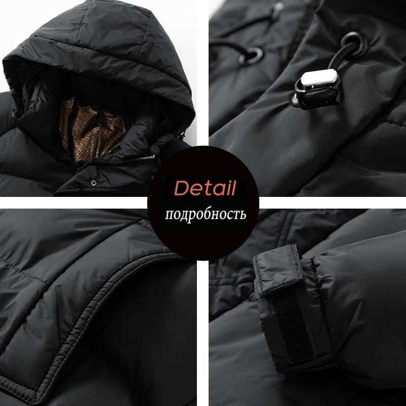Winter Man Windproof Casual Hooded Jacket Men Thickened Puffer Outdoor Fashion Jacket Coat Men Couple Loose Work Parka Windbreaker X250725