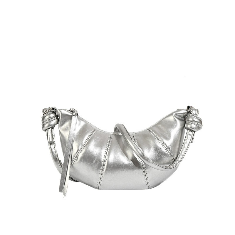 2025 autumn new women's crossbody bag niche design cow horn versatile fashion underarm bag women's shoulder bag designer bag