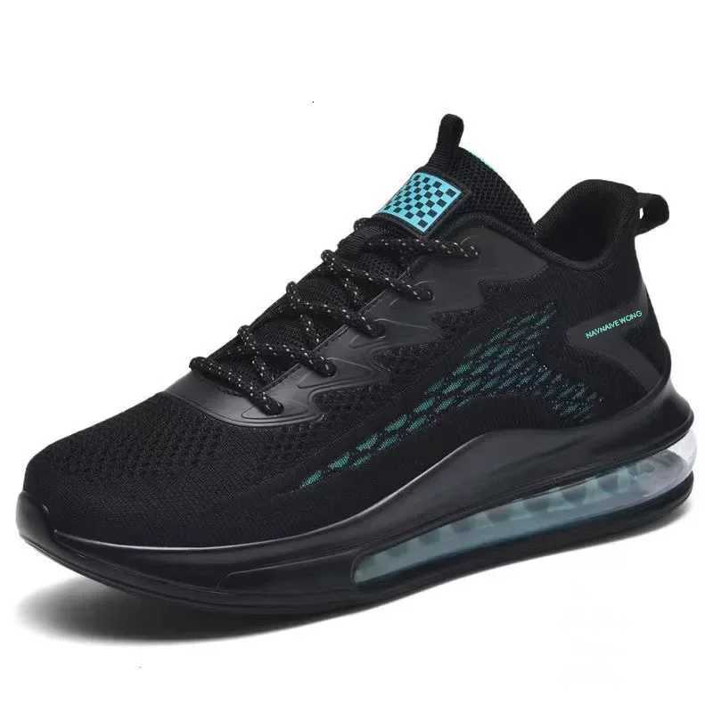 Mens Running Shoes Air Cushion Mens Spring and Autumn New Trendy Breathable Soft Bottom Mens Casual Sneaker XJ250725