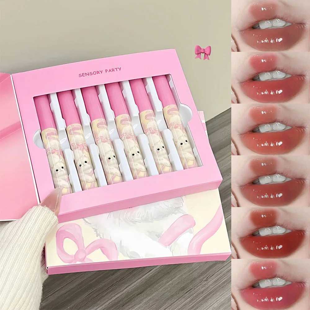 6PCS moisturizing lip glaze set long-lasting waterproof lipstick create charming and plump lipsXJ250724