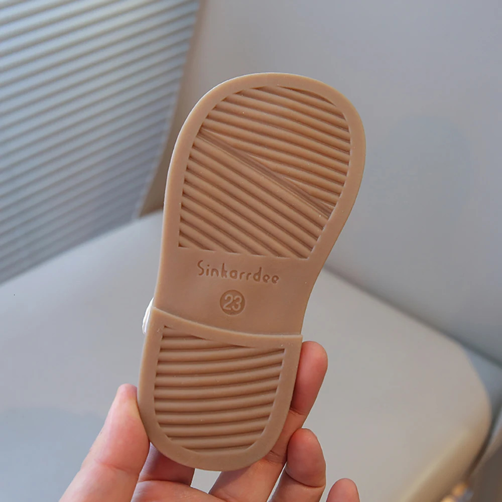 Summer Princess Sandals For Girls y Diamond Pearl Trend Fashion Antislippery Beach Shoes Kids Sandals 250725