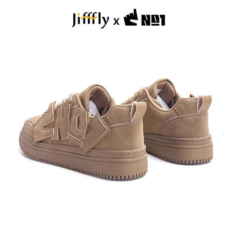 Nanbo Wan x Jifffly Spring/Summer Unisex Sneakers with High Lift Sole