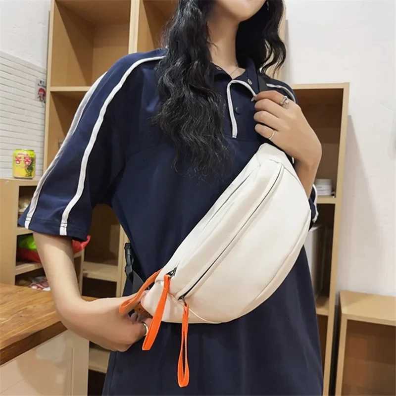 Mens Ch Bag Trend Small Sports Bag Casual Travel Crossbody Bag Unisex Mobile Waist Bag Nylon Shoulder Bag for Women Y250724
