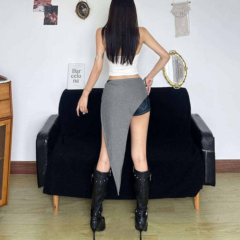 2025 Summer New Fashion Versatile Street Style Casual Hip-Hop Letter Print Waist Belt Women's Clothing ba3