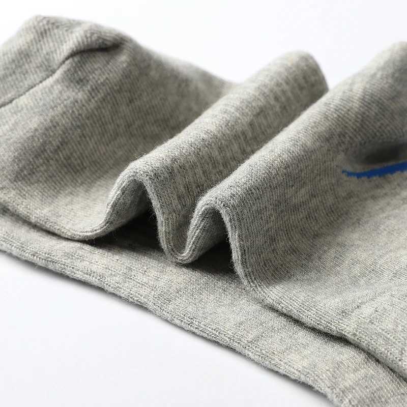 5 Pairs/Lot Mens Casual Sports Socks Fashion Hot Sale Pure Cotton Mens Socks White Black Breathable Large Size Stockings 38-45 X250725