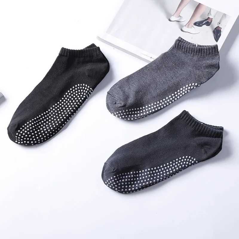 Professional Silicone Anti-Slip Socks Casual Breathable Solid Color Mens Sports Socks Low Cut Ankle Boat Socks X250725