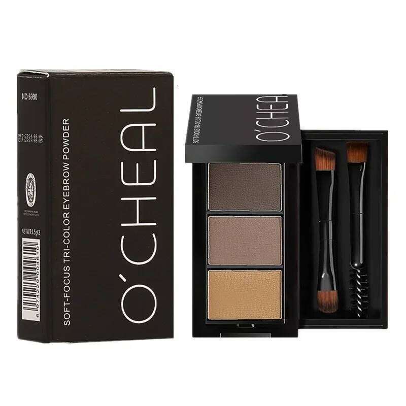3 In 1 Three-dimensional Powder Waterproof Long-lasting 3D Dyeing Eyebrow Cream Enhancer Cosmetics Women Makeup X250725
