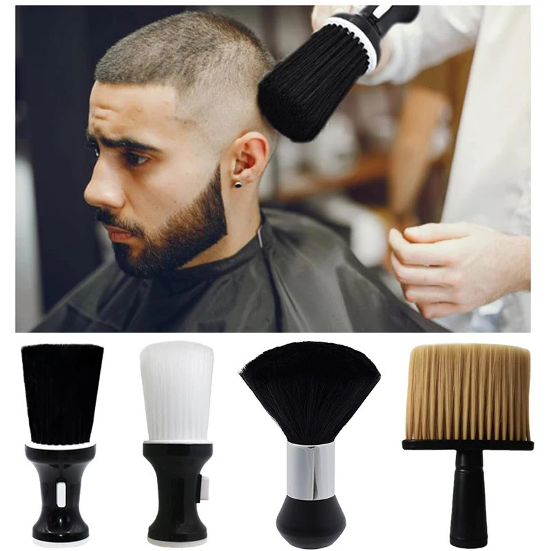 Soft Hair Brush Neck Face Duster Hairdressing Cutting Broken Cleaning for Barber Salon Styling Tool 250716