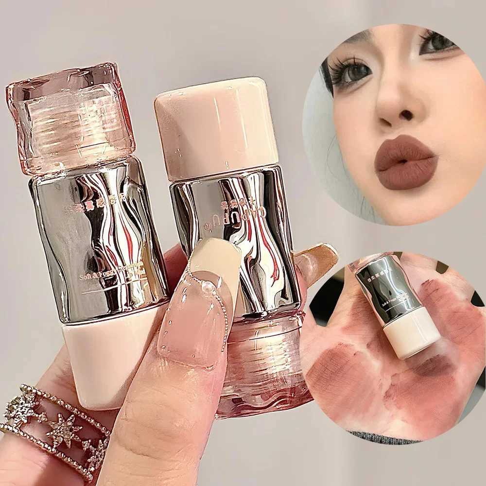 8 Colors Matte Pigment Mousse Lip Gloss Waterproof Sexy Red Lipgloss Brown Matte Lipstick Mud Lasting Easy To Color Women MakeupXJ250724