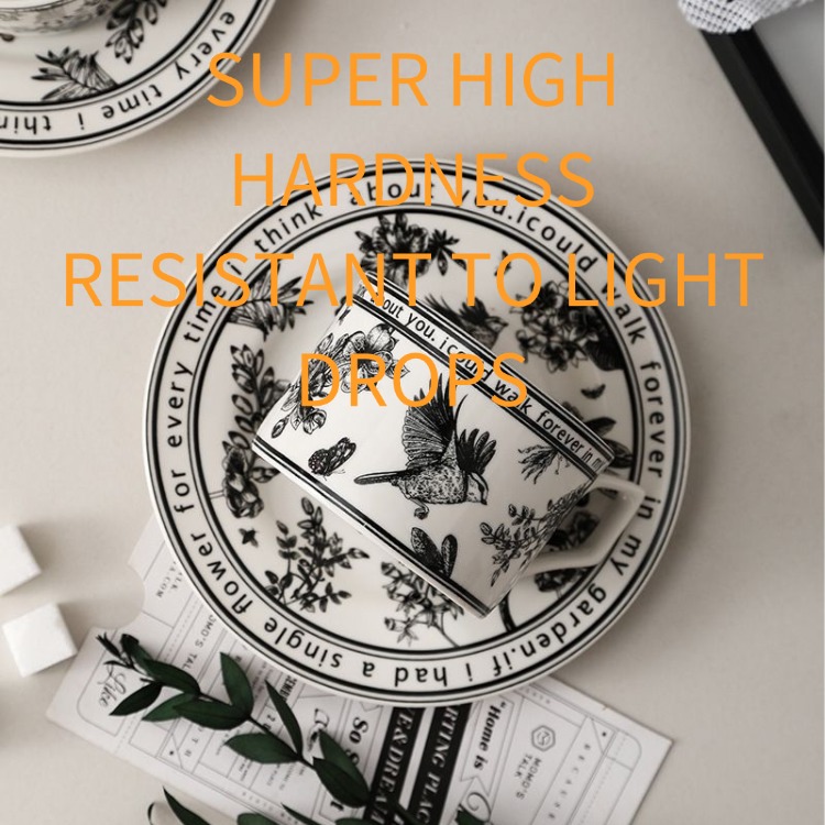 coffee cup High-end French retro coffee cup gift box