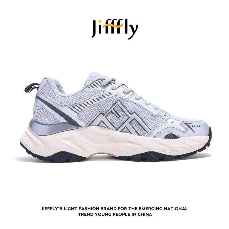 Jifffly Sier Dad Sneakers Women 2025 New Summer Style Versatile Thick-Soled Height-Increasing Sports Shoes for Men