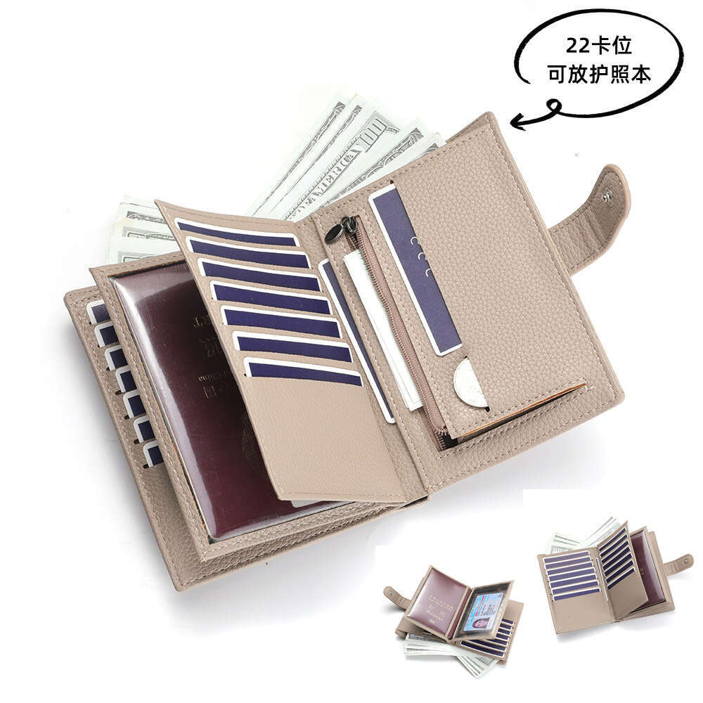 New Cover Case Holder Multifunctional Women's Travel Document Wallet Passport Bag wallet designer mens wallet
