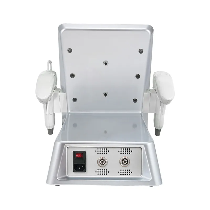 2 In 1 Professional Gold RF Score Microneedle Machine With Cooling Ice Hammer Facial Lifting Device Suitable For Salons And Home