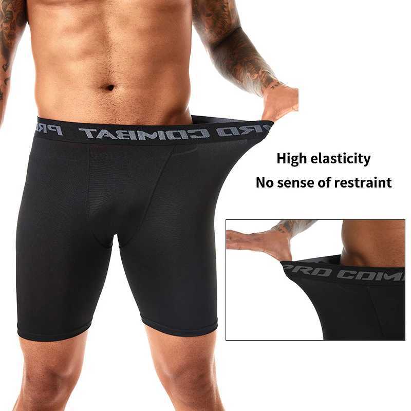 Fitness Sports Shorts for Men Summer Gym Workout Running Cycling Quick Drying Breathable Three-quarter Pants Casual Bottoms W250724