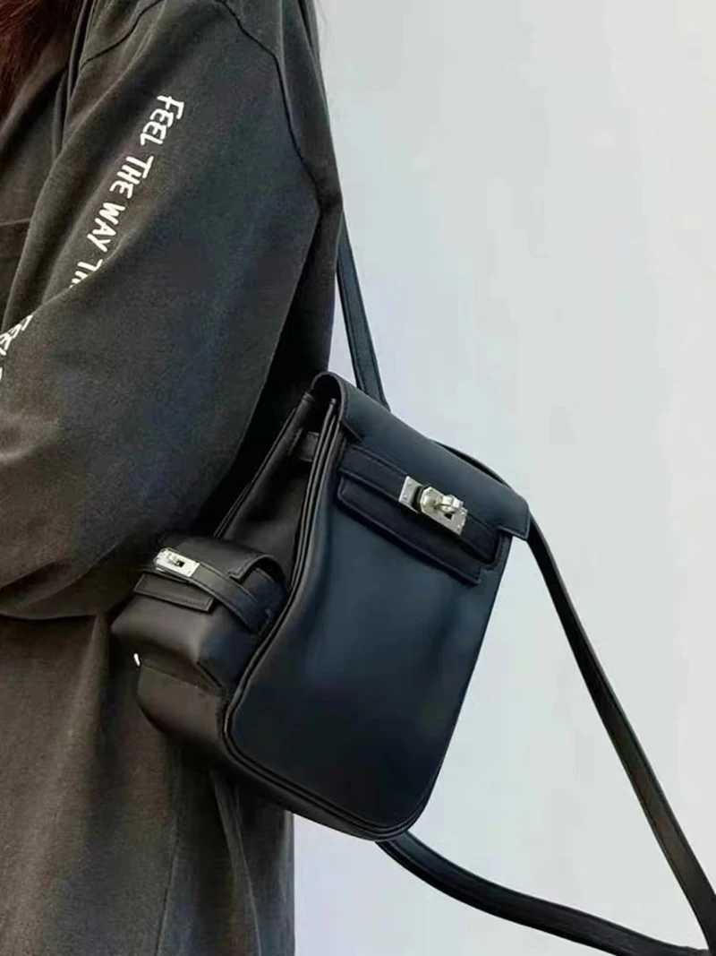2025 Spring Womens Cute Versatile High-End Dual-Order Bag PU Soft Surface Fai Bag Y250724
