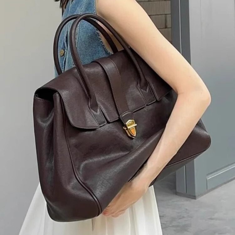 Summer New Women's Shoulder Bag Plaid Bag women's Handbag New Large Capacity Lazy Simple Style Commuting Bag Summer New Women's Crossbo