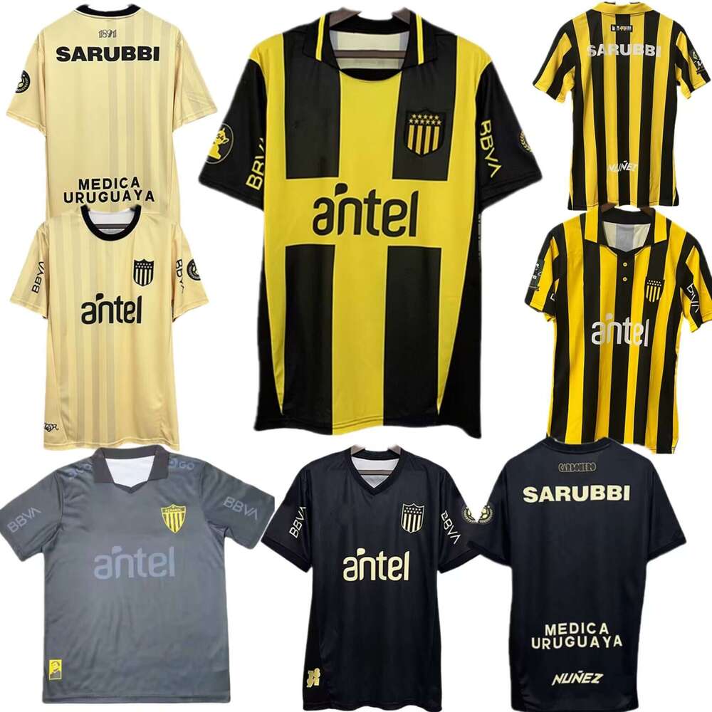 In stock 25 26 Uruguay Soccer Jerseys Edition Club 2025 2026 Atletico C.RODRIGUEZ Penarol Gargano 21 Men football shirt 133st Anniversary Commemorative Jersey
