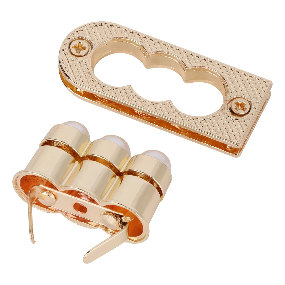 4.5CM Metal Pearl Turn Lock Twist Clasp for Women Bag Laggage Purse Leather Craft Closure DIY Hardware Accessories 250723