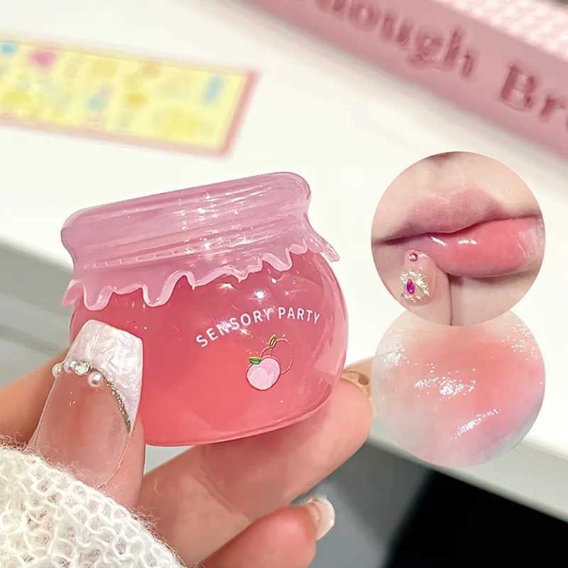 Green Grapes Clear Lip Gloss Maintenance Moisturizing Lip Balm Exfoliating Scrub Nourishing Lips Care Peach Water Gloss Lip TintXJ250724