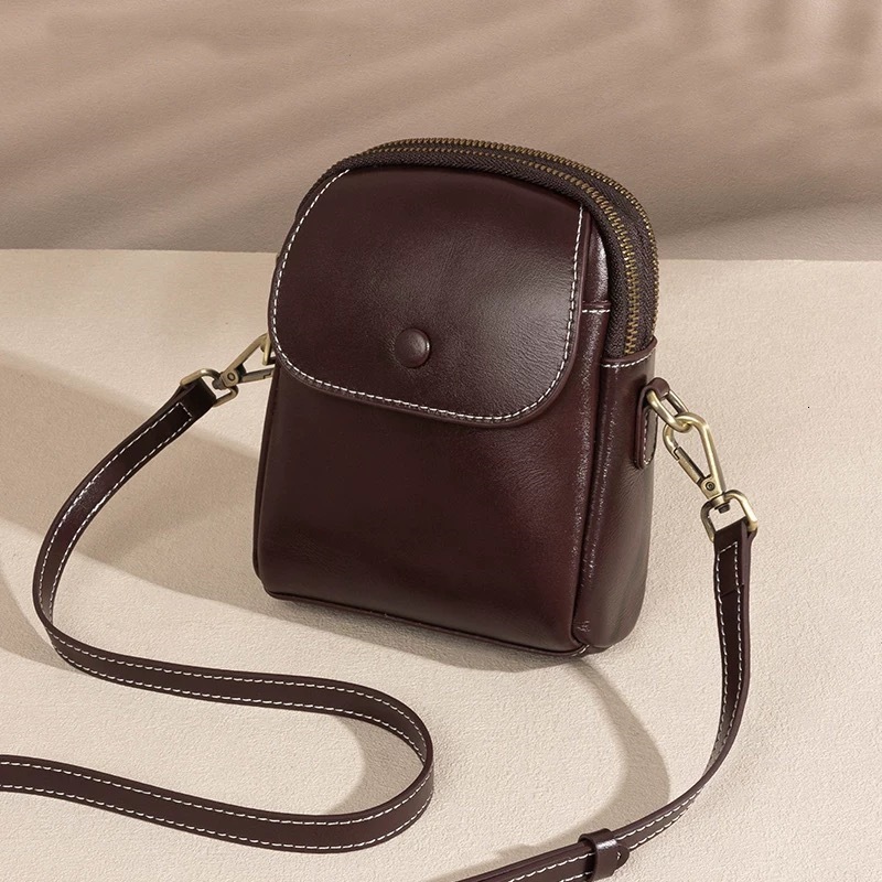 designer bag Top Layer Cowhide Crossbody Bag for Women 2025 New Trendy Fashion Versatile Shoulder Bag Shell Bag Niche Light Luxury Genuine Leather Bag
