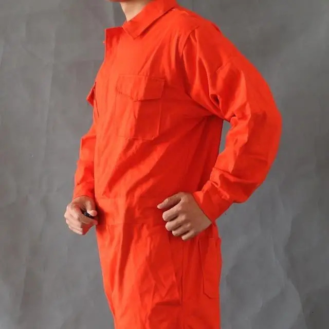 100cotton Worker Overall Jumpsuit Auto Repairman Mechanical Work Clothing Big Size Romper Costume Malefemale Uniform Coverall 250725