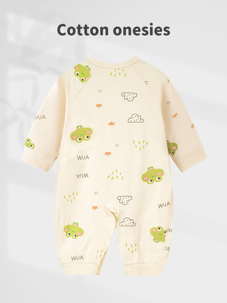 Infant Boy's Cozy Fitted Rompers for Cool Weather Soft Long Sleeve Onesie Jumpers