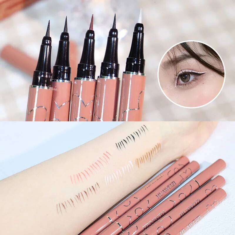 4 Colors Black Matte Liquid Waterproof Lasting Colorful Red Brown Quickily Drying Eyeliner Pencil Eyes Makeup Cosmetics X250725 X2507