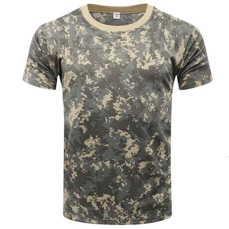 Summer Trend Personality Muscle Mens T-shirt 3D Printing Camouflage Short-sleeved Fashion Mens Tough O-neck Quick-drying Top Y250724