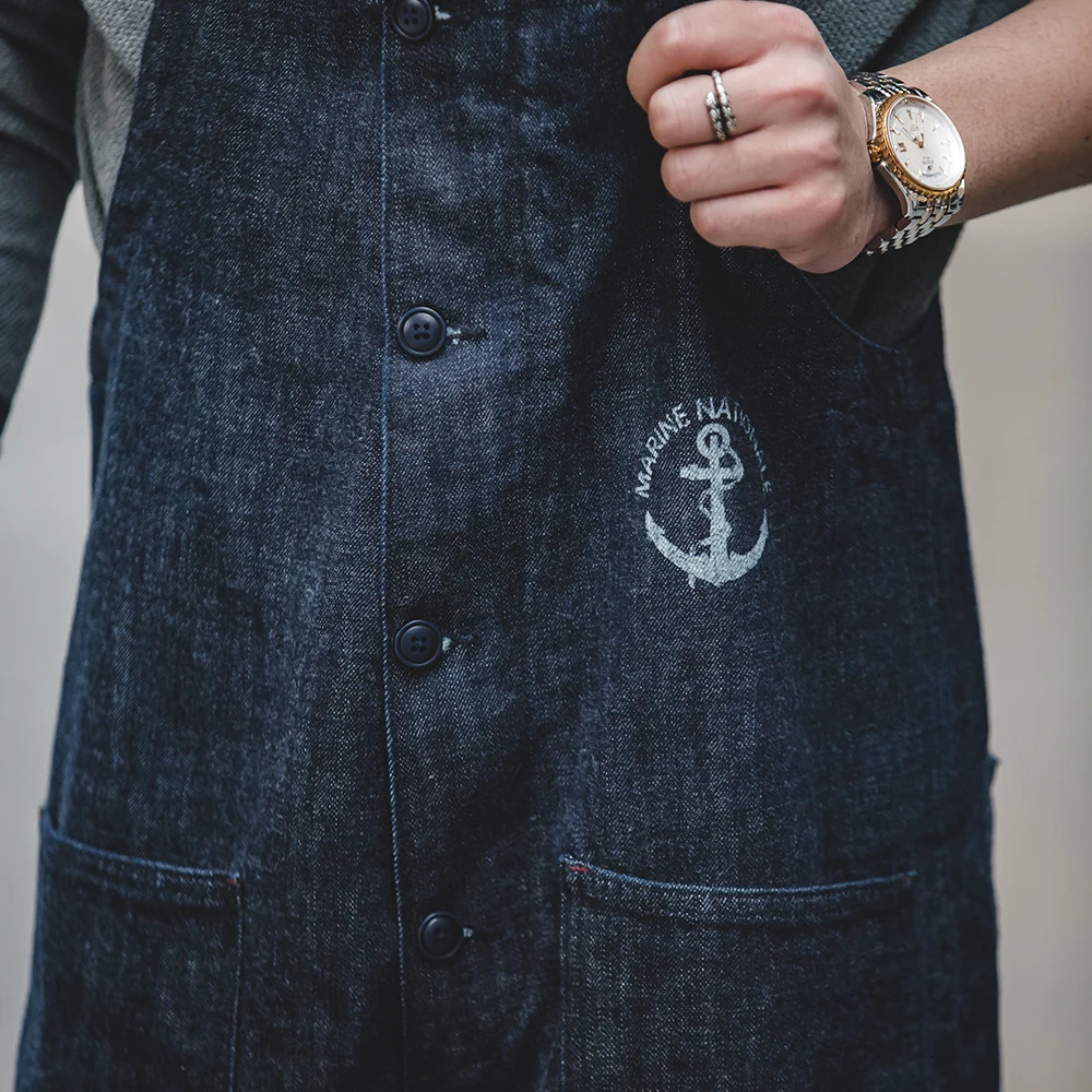 Maden Safari Style MultiPocket Overalls Streetwear Work Cargo Jumpsuit Retro Straight Leg Pant Dungarees Baggy Bib Trousers 250725