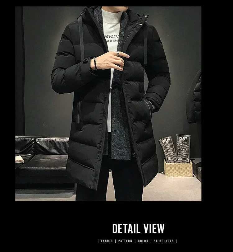 Men Long Down Jackets Winter Coats Hooded Jackets Casual Winter Parkas High Quality Men Green Warm Parkas Coats Size 8XL X250725
