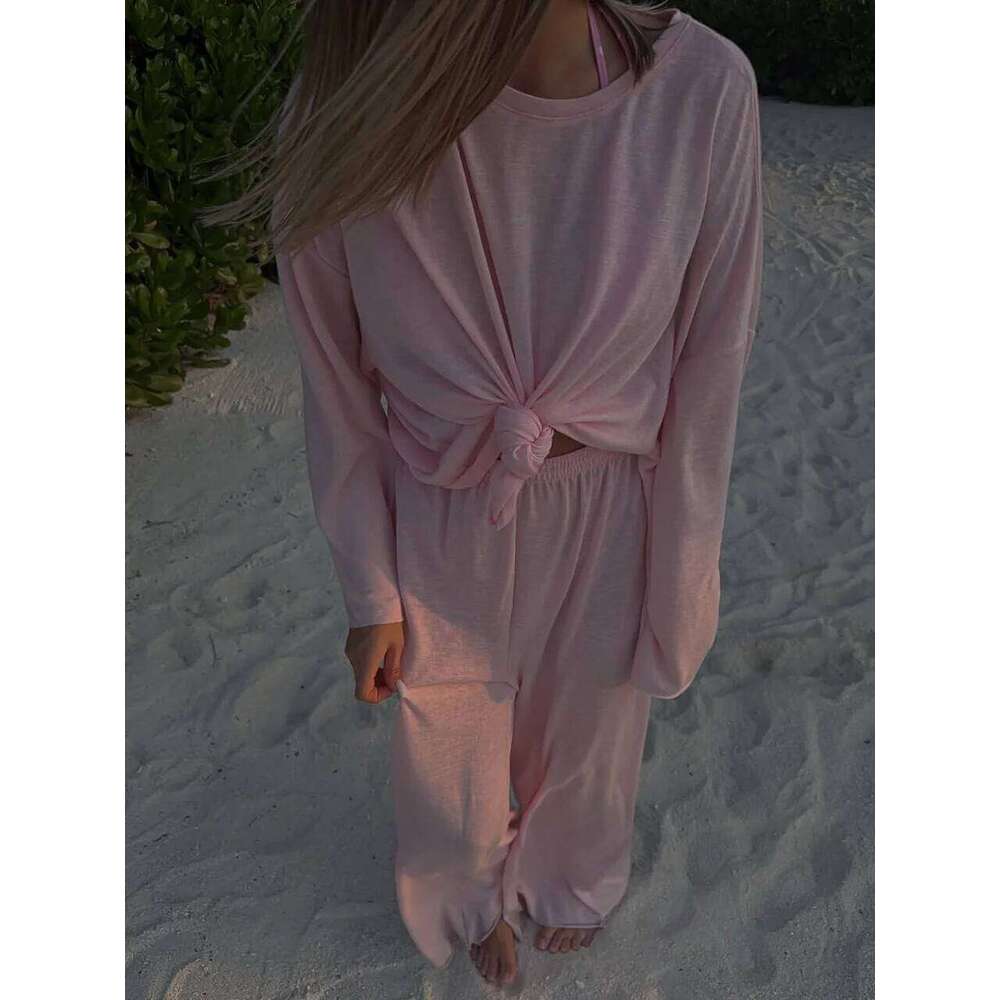 Designer Clothing 2025 Hirsionsan 2025 Basic Soft T Shirts Women Summer Autumn Long Sleeves Loose Bottom Tees Ladies Casual Knitted Soft Woman Tops