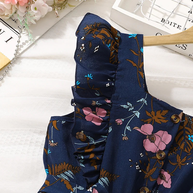 Tween Girls Summer Dress Square Collar Sleeveless Pleated Stylish Preteen Kids 250725