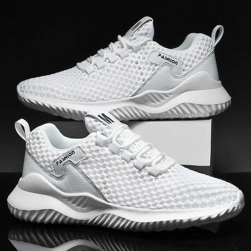 2025 Summer Mens Loafers Walking Mesh Breathable Summer Comfortable Casual Shoes Sneakers Mens Running Shoes XJ250725