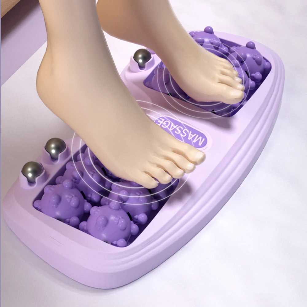 Foot Massage Roller Foot Therapy Health Home Use Leg Acupoint Magnetic Bead Four Row Roller Foot Massager