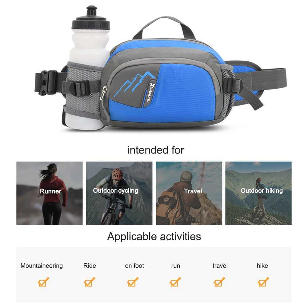 Fanny Pack Running Belt Purse Phe Pouch Nyl Sling Waist Pack with Bottle Holder for Running Hiking for Hydration for Jogging Y250724