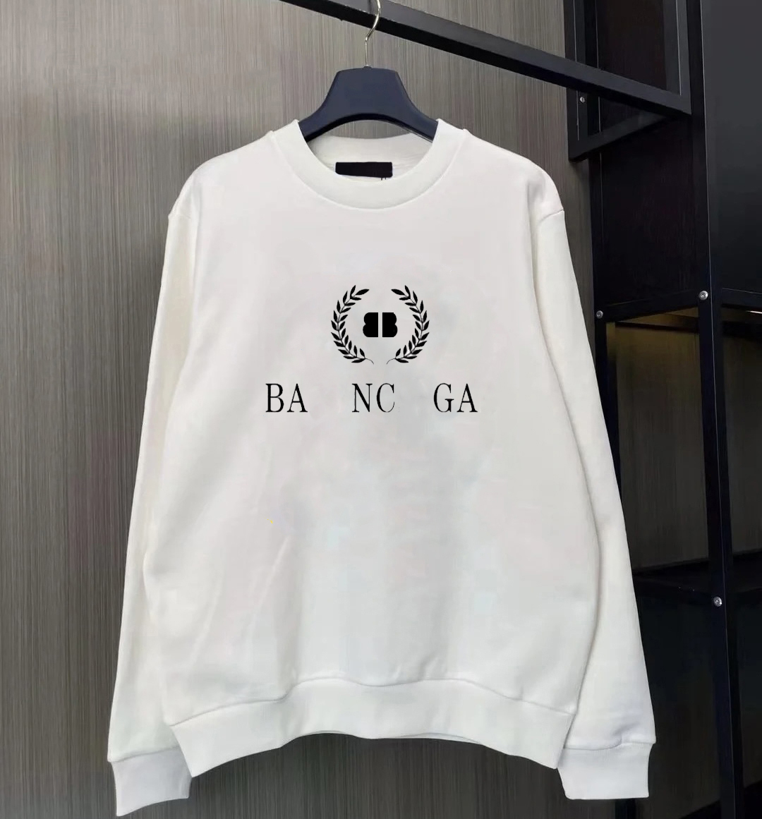 Parisian Designer Brand Clothing Hoodie, Fashionable For Both Men And Women, Casual Men's Round-neck Long-sleeved Warm Cotton Hoodie, Sportswear 