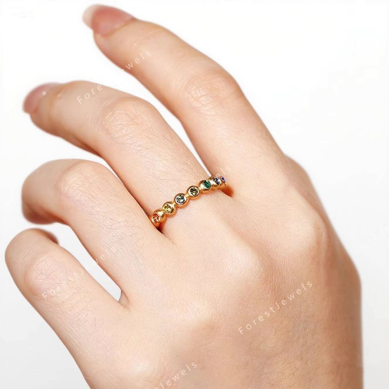 Moissanite Wedding Anniversary Diamond Ring Fashion Rings for Women Gold Ring for Women