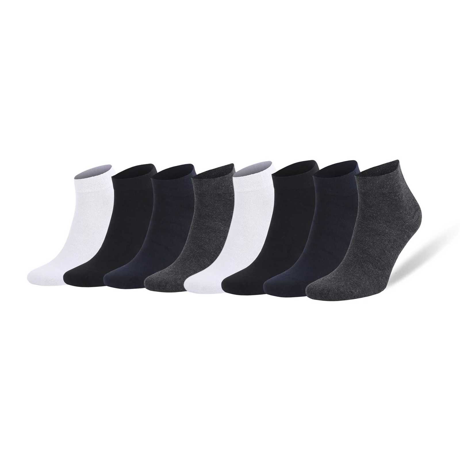 8 Pairs of Bamboo Low Cut Ankle Socks for Men Breathable and Odor-Free with Gift Box X250725