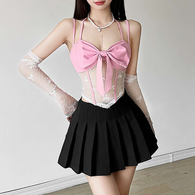 2024 Autumn New Women's Solid Color Slim Street Fashion Strap Sexy Backless Tank Top 312