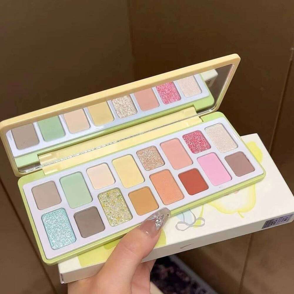 16Color Eyeshadow Glitter Chamelon Matte Pearlescent Shadow Palette Sequins Green Pink Sparkling Halloween Eye Makeup X250723 X250724